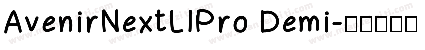 AvenirNextLIPro Demi字体转换